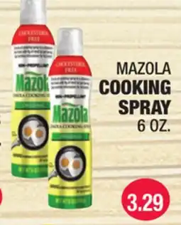 Carnicerias Jimenez MAZOLA COOKING SPRAY offer