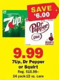Schnucks 7Up and Dr Pepper offer