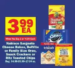 Schnucks BelVita or Family size Oreo offer