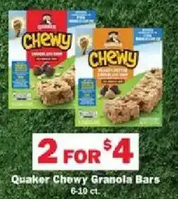 Schnucks Quaker Chewy Granola Bars offer