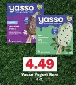 Schnucks Yasso Yogurt Bars offer