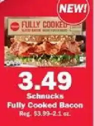 Schnucks Fully Cooked Bacon offer