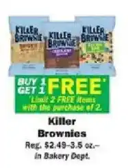 Schnucks Killer Brownies offer