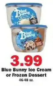 Schnucks Blue Bunny Ice Cream or Frozen Dessert offer
