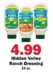 Schnucks Hidden Valley Ranch Dressing offer