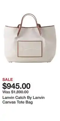Nordstrom Lanvin Catch By Lanvin Canvas Tote Bag offer