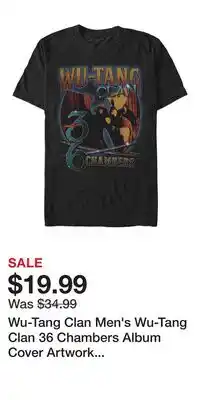 Nordstrom Wu-Tang Clan Men's Wu-Tang Clan 36 Chambers Album Cover Artwork Graphic T-Shirt offer