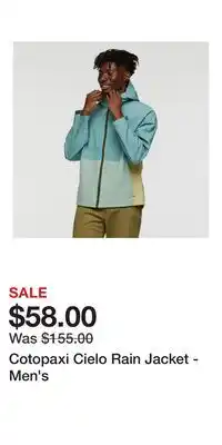 Nordstrom Cotopaxi Cielo Rain Jacket - Men's offer