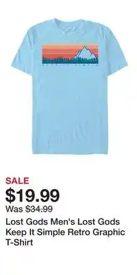 Nordstrom Lost Gods Men's Lost Gods Keep It Simple Retro Graphic T-Shirt offer