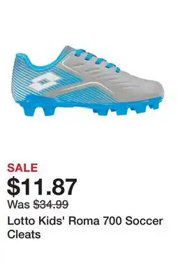 Dick's Sporting Goods Lotto Kids' Roma 700 Soccer Cleats offer
