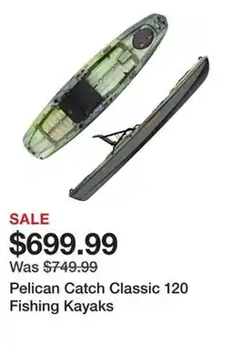 Dick's Sporting Goods Pelican Catch Classic 120 Fishing Kayaks offer