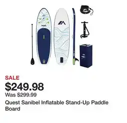 Dick's Sporting Goods Quest Sanibel Inflatable Stand-Up Paddle Board offer
