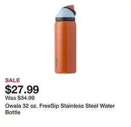 Dick's Sporting Goods Owala 32 oz. FreeSip Stainless Steel Water Bottle offer