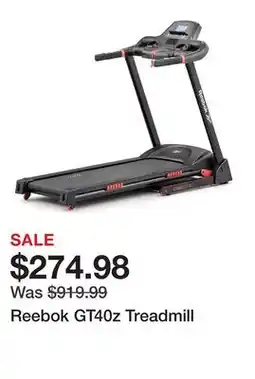 Dick's Sporting Goods Reebok GT40z Treadmill offer