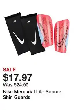 Dick's Sporting Goods Nike Mercurial Lite Soccer Shin Guards offer