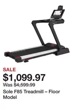 Dick's Sporting Goods Sole F85 Treadmill – Floor Model offer