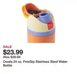 Dick's Sporting Goods Owala 24 oz. FreeSip Stainless Steel Water Bottle offer