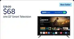 Walmart onn 32 Class 720P HD Powered by VIZIO Smart Television, 32S2V1 offer
