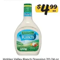 Winn Dixie Hidden Valley Ranch Dressing offer