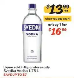 Winn Dixie Svedka Vodka offer
