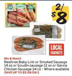 Winn Dixie Realtree Baby Link or Smoked Sausage offer