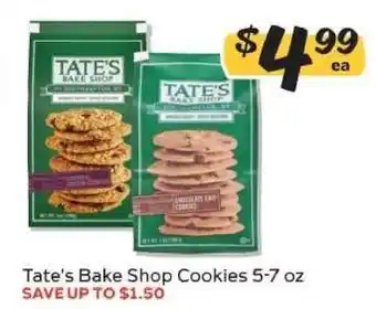 Winn Dixie Tate's Bake Shop Cookies offer
