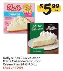Winn Dixie Dolly's Pies or Marie Callender's Pies offer