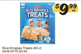 Winn Dixie Rice Krispies Treats offer