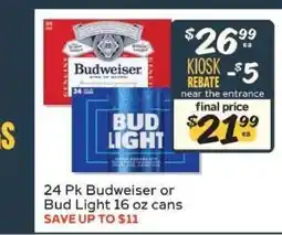 Winn Dixie Budweiser or Bud Light offer