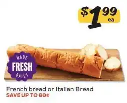 Winn Dixie French Bread or Italian Bread offer