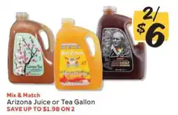 Winn Dixie Arizona Juice or Tea Gallon offer