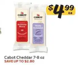 Winn Dixie Cabot Cheddar offer