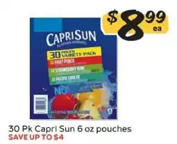 Winn Dixie Capri Sun 30 Pk offer