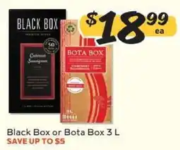 Winn Dixie Black Box or Bota Box 3 L offer