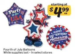 Winn Dixie Fourth of July Balloons offer