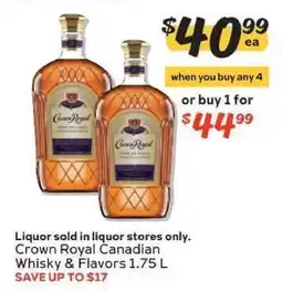 Winn Dixie Crown Royal Canadian Whisky & Flavors offer