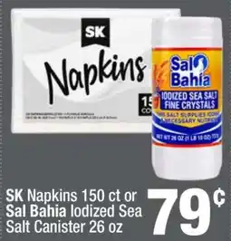 Super King Markets Sal Bahia Iodized Sea Salt Canister 26 oz offer