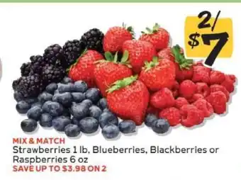 Winn Dixie Mix & Match Berries offer