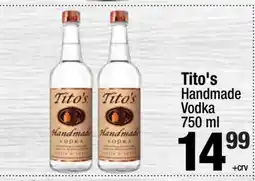 Super King Markets Tito's Handmade Vodka 750 ml offer