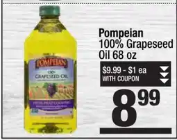 Super King Markets Pompeian 100% Grapeseed Oil 68 oz offer