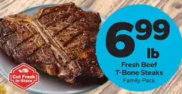 Save a Lot Fresh Beef T-Bone Steaks offer