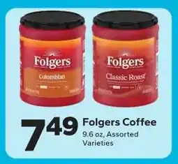 Save a Lot Folgers Coffee offer