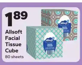 Allsoft Facial Tissue Cube