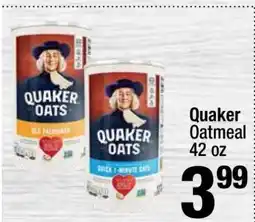 Super King Markets Quaker Oatmeal offer