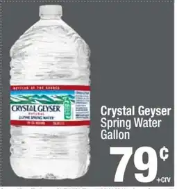 Super King Markets Crystal Geyser Spring Water Gallon offer