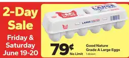 Save a Lot Good Nature Grade A Large Eggs offer