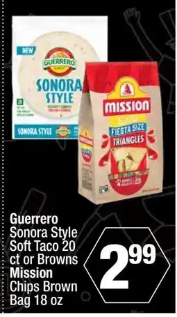Super King Markets Mission Chips Brown Bag 18 oz offer