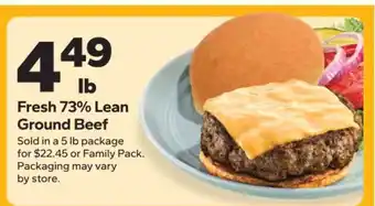 Save a Lot Fresh 73% Lean Ground Beef offer