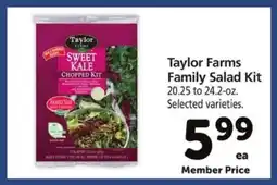 Safeway Taylor Farms Family Salad Kit offer