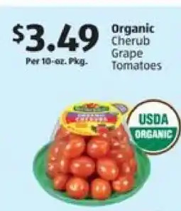 Aldi Organic Cherub Grape Tomatoes offer